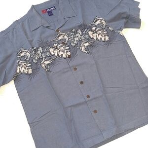 Reel Legends Marlin Fish Camp Shirt L